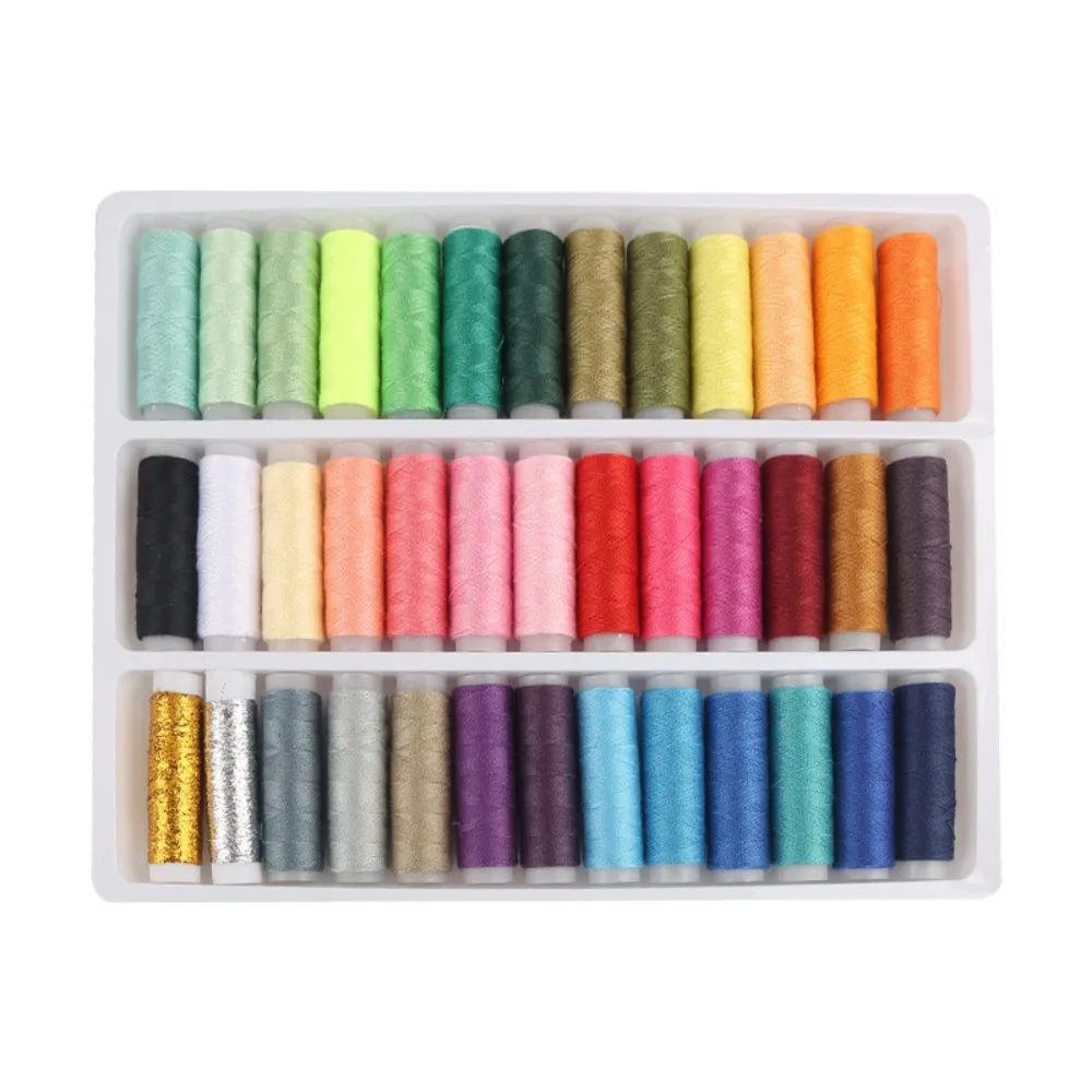 Sewing Thread For Embroidery Cross Stitch Knitting 39 Colors Homewear Patch Accessories Small Shaft Polyester