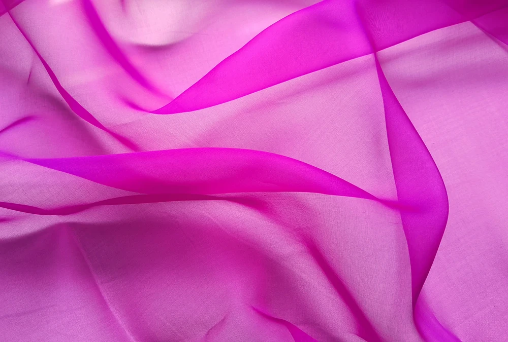 45'' / 55'' breit pro Meter steif geformte Hochzeitsgaze aus schlichter, natürlicher Organza-Stoff aus reiner Seide – Detail 40