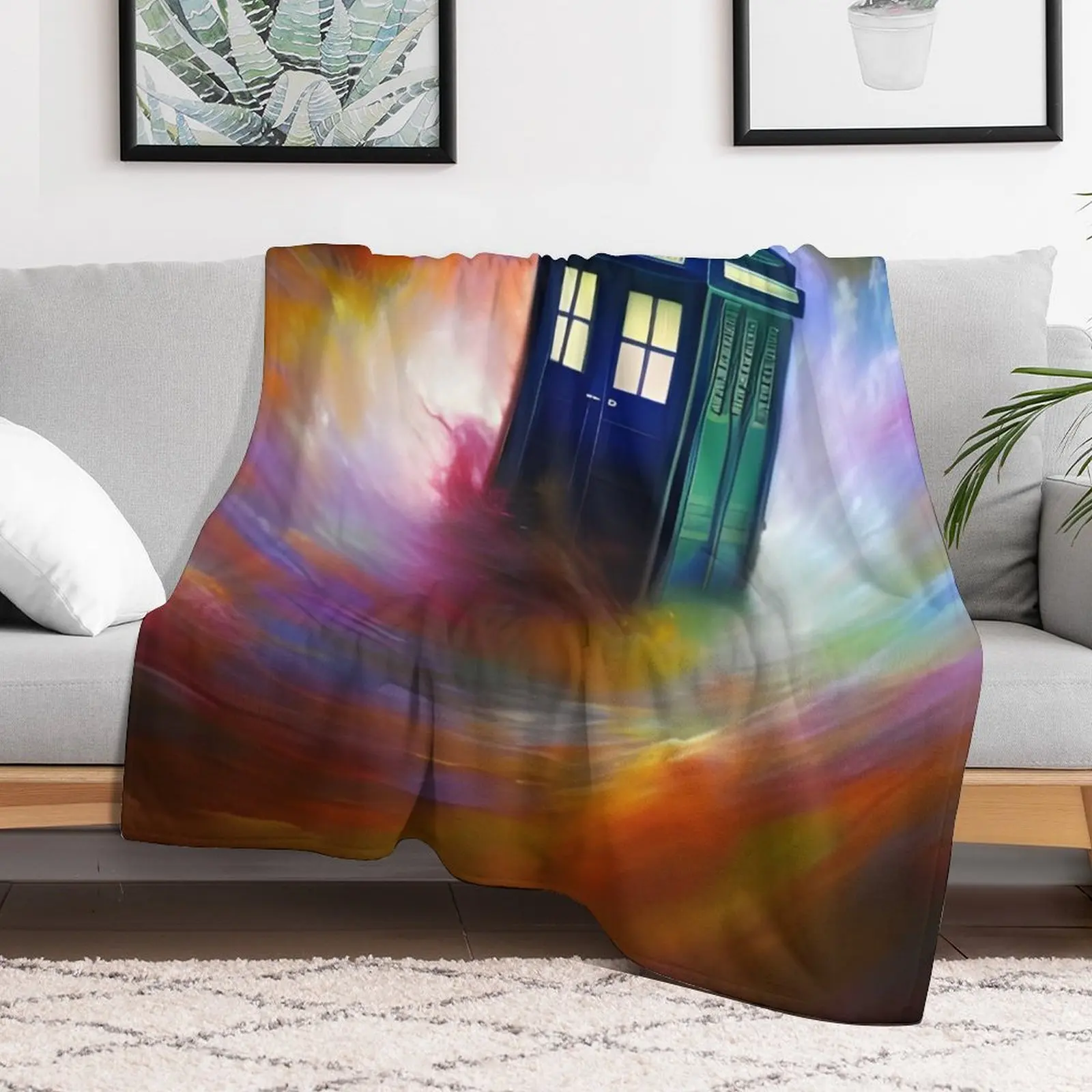 The Doctor is here. Throw Blanket Bed Fashionable valentine gift ideas Sofa Throw Sofa Quilt Blankets