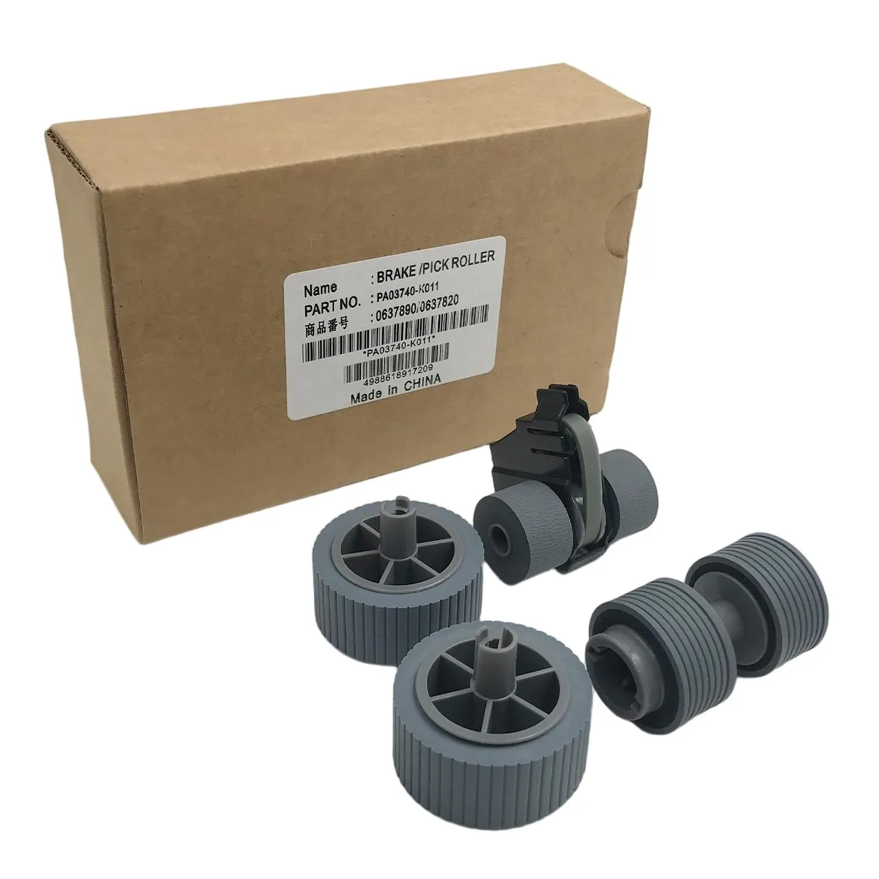 

Комплект роликов захвата POJAN PA03740-K010 PA03740-K011, совместимый с Fi-7600 FI-7700, новые запчасти для принтеров