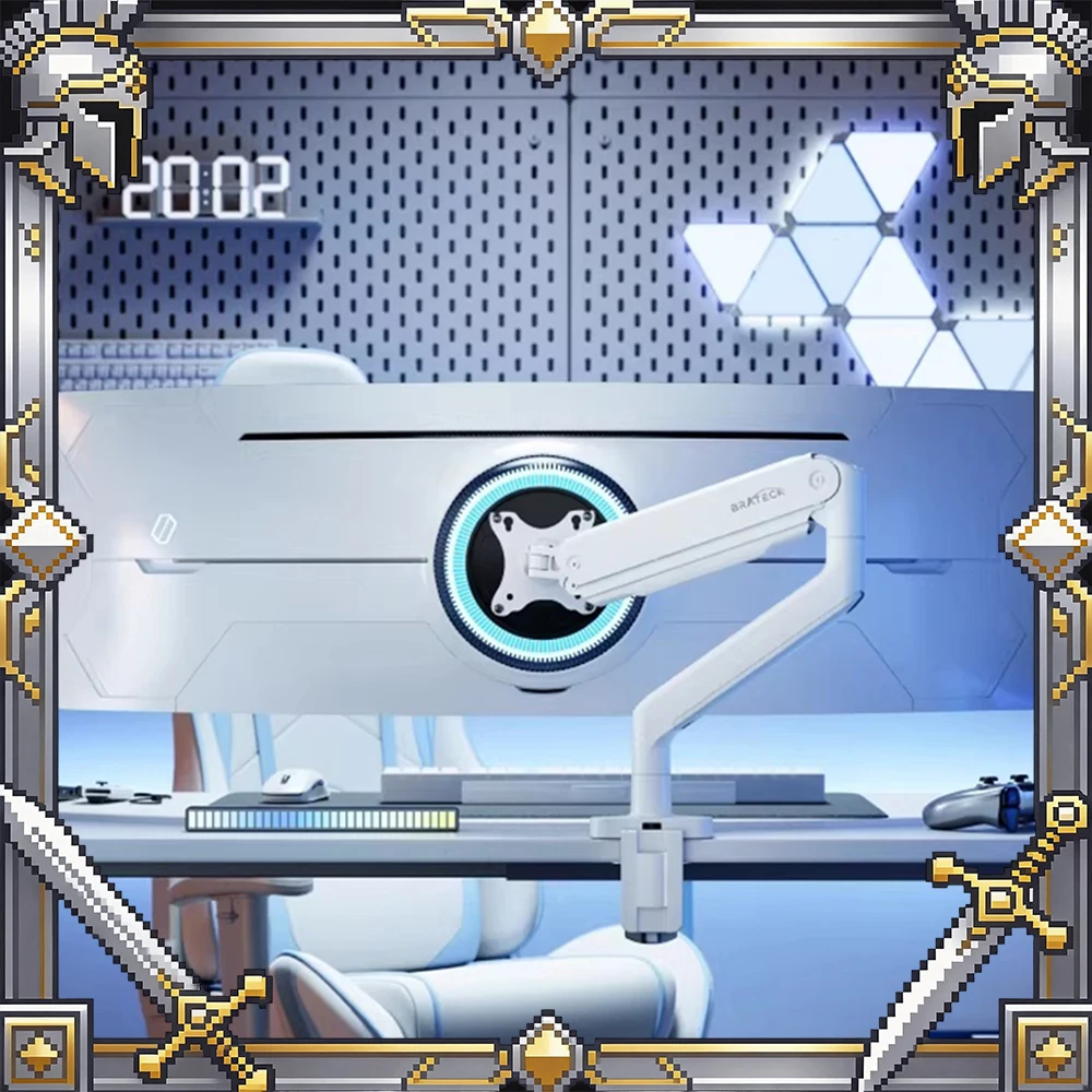 

Кронштейн для монитора Brateck E560 с газовым амортизатором, регулировкой на 360 градусов и регулируемой степенью фиксации