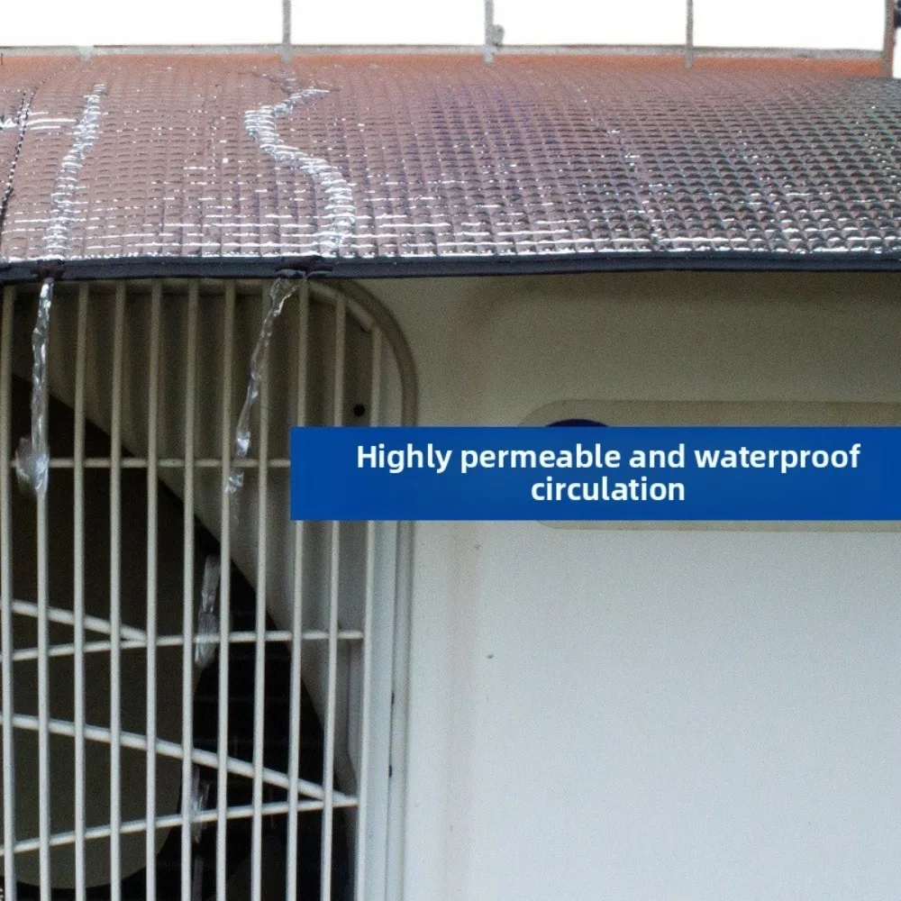 Outdoor AC Unit Protective Cover Waterproof Sunshade Dust Resistant Sleeve for Air Conditioner Exterior Equipmentry view 5