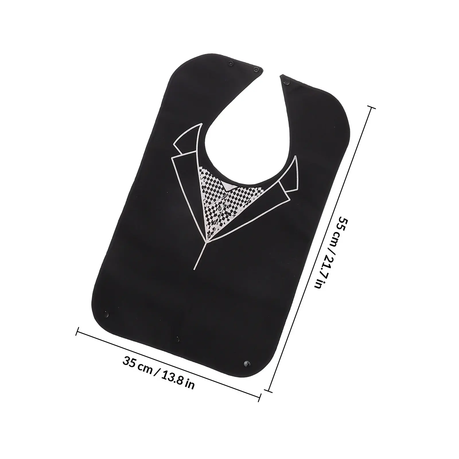 3Pcs Adult Waterproof Bib Large Printed Adjustable Bib for Women Seniors Reusable Eating Protector Daily Meal Care