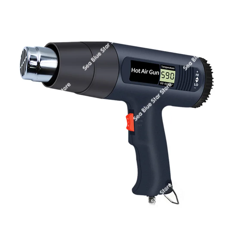 Temperature control hot air gun 1800W high power hot air fan portable baking gun car film constant temperature