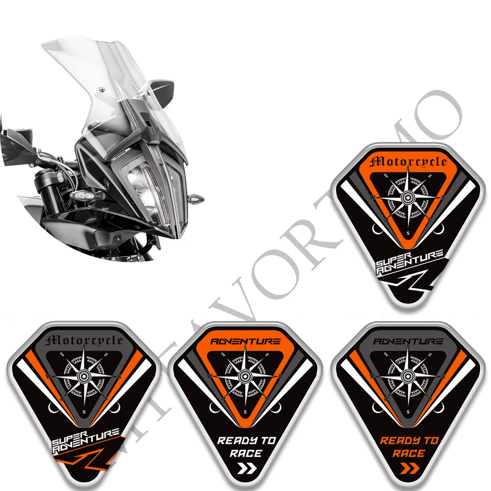 

For 890 Adventure R ADV Protector Tank Pad Side Grips Gas Fuel Oil Kit Knee Handguard Handshield Stickers Decals 2019 - 2025