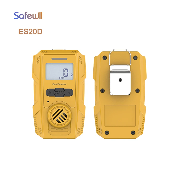 

Портативный детектор газа монооксида углерода Safewill ES20D, поддержка OEM/ODM, один газовый монитор H2S CO O2 NH3 O3, промышленный газоанализатор