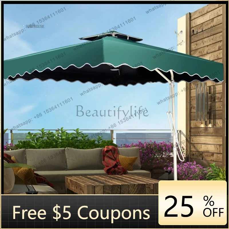 

D28 Outdoor Patio Umbrellas Open Air Large Stall Roman Umbrella Home Small Courtyard Balcony Awning