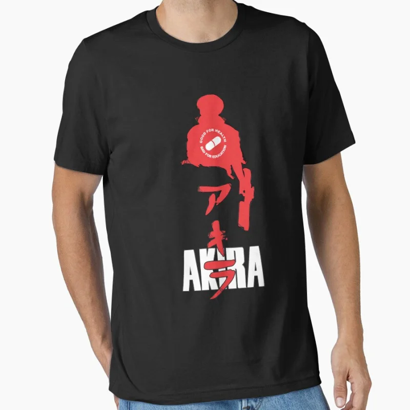 

Akira Anime Movie Kurosawa Graphic For Fan 80s Retro manga Short-sleeve crewneck T-shirt for men Large size Adult tops S-6xl