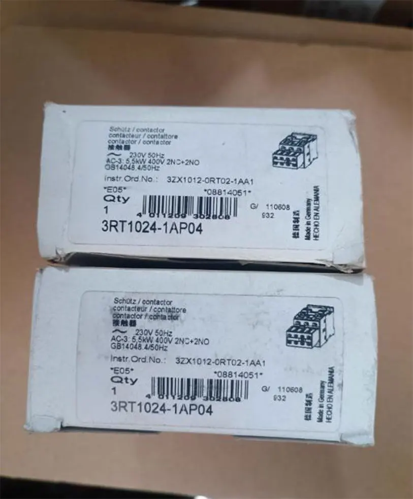 

Brand New 3RT1024-1AB04 3RT1024-1AF04 3RT1024-1AP04 3RT1024-1AN04 Warranty One-year