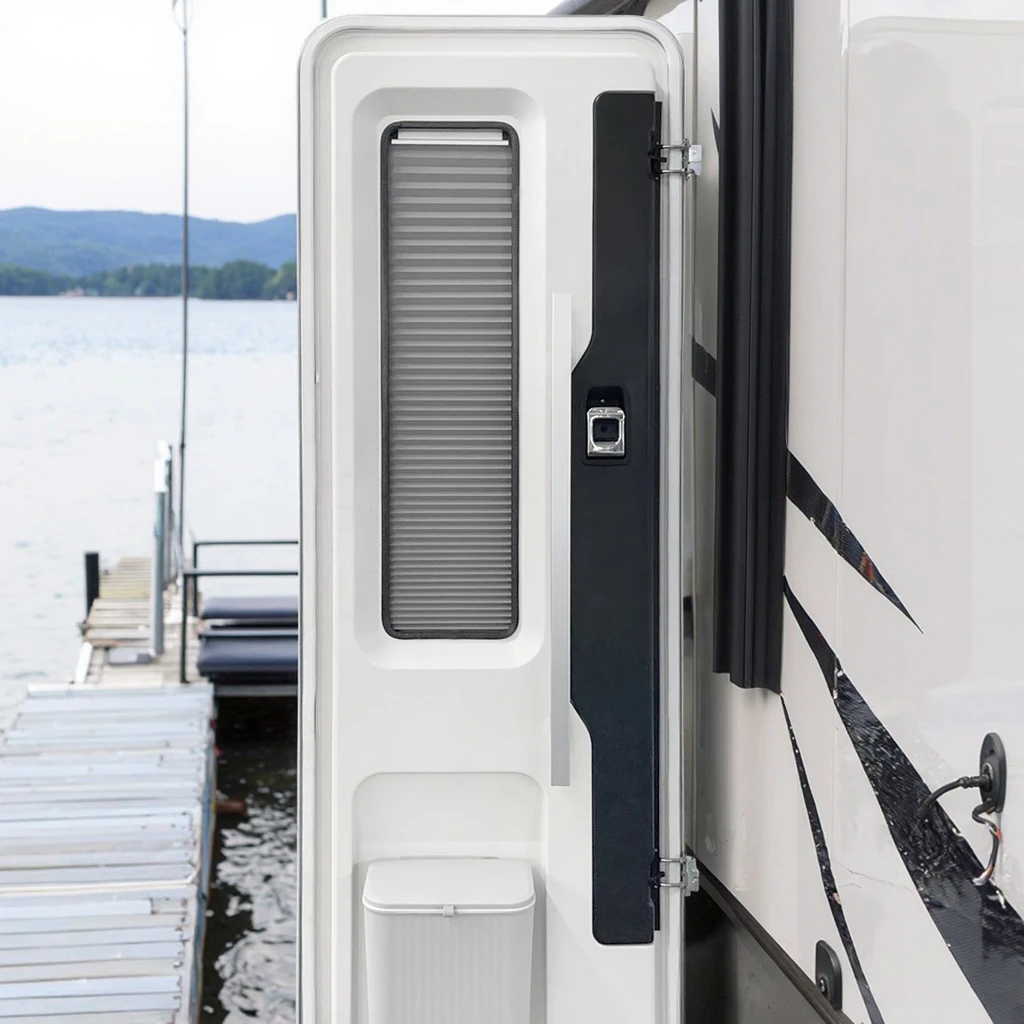 

Customized Dimension Outdoor PU Door Accessories For RV Caravan Trailer Manual Automatic Waterproof Included Car Covers