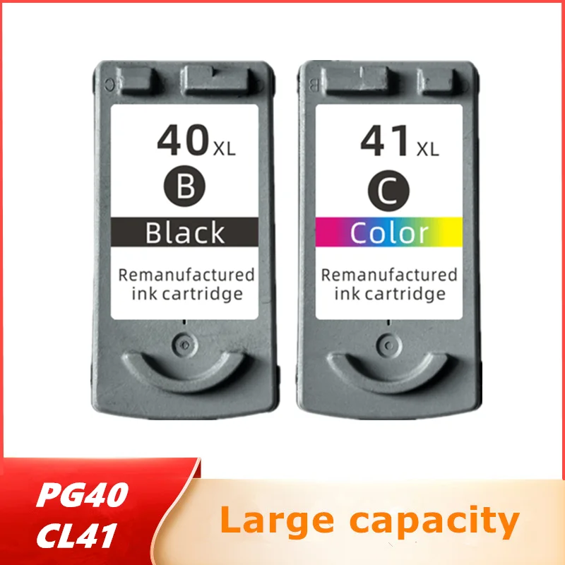 Imagem -01 - Cartucho de Tinta Compatível para Impressora 40xl 41xl Apto para Canon Pg40 Cl41 Pg40 Cl-41 Ip1600 Ip1700 Ip1800 pg 40 Cl41 Mp140 Mp450 Mp470 cartucho de tinta compativel para impressora 40xl 41xl apto para canon pg40 cl41 pg40 cl 41 ip1600 ip1700 ip1800 pg 40 cl41 mp140 mp450 mp470 01