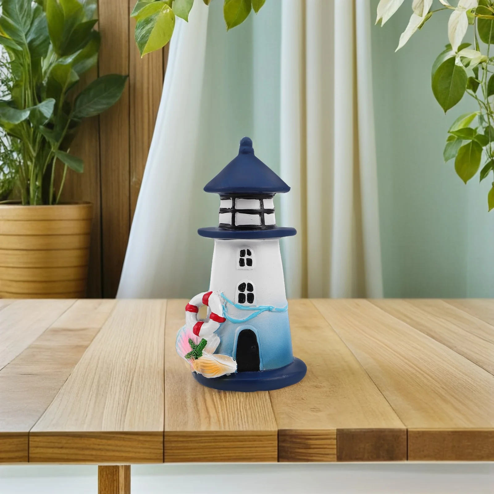 

Resin Lighthouse Replacement Cover Waterproof Lamp Shade Outdoor Garden Patio Yard Landscape Lights Nautical Ocean Theme Decor