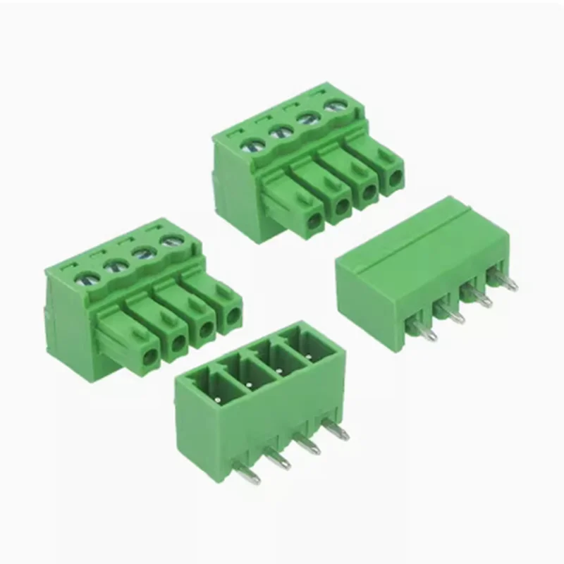 5pairs 15EDG 3.81mm PCB Screw Terminal Block 2-12PIN Male Plug Female Socket Pin Header Wire Connector