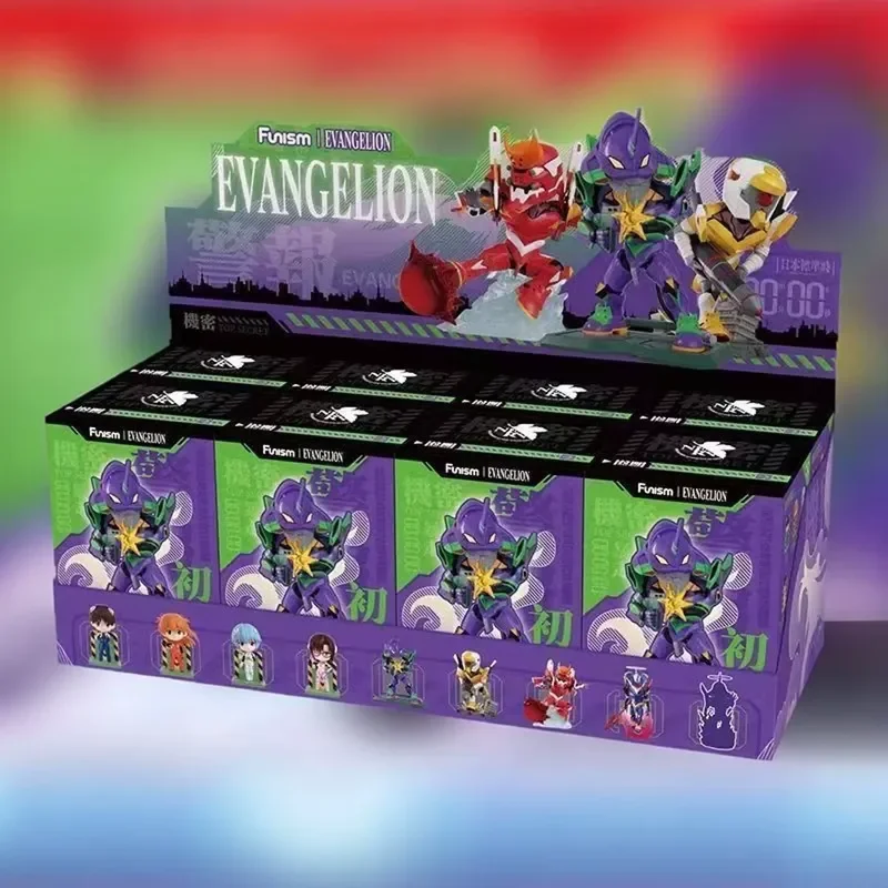 in stock Funism Neon Genesis Evangelion Complement Plan Blind Box Eva Anime Collectible Figure Desk Ornament Birthday Present