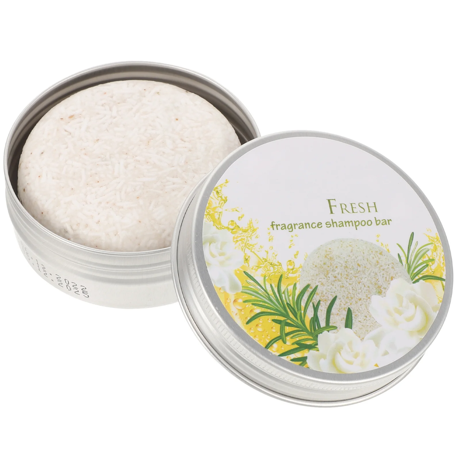 

Solid Shampoo Soap Plant Oil Hair Care Bar Deep Cleansing Travel Friendly Round Soap Gentle Nourishing Formula For