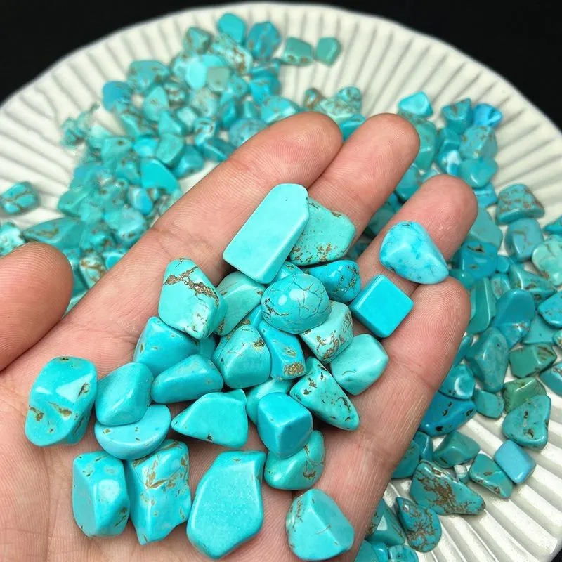 1000g Green Turquoise Gravel Rock Rough Stone Nugget Healing Gravel Fish Tank Natural Stones and Minerals