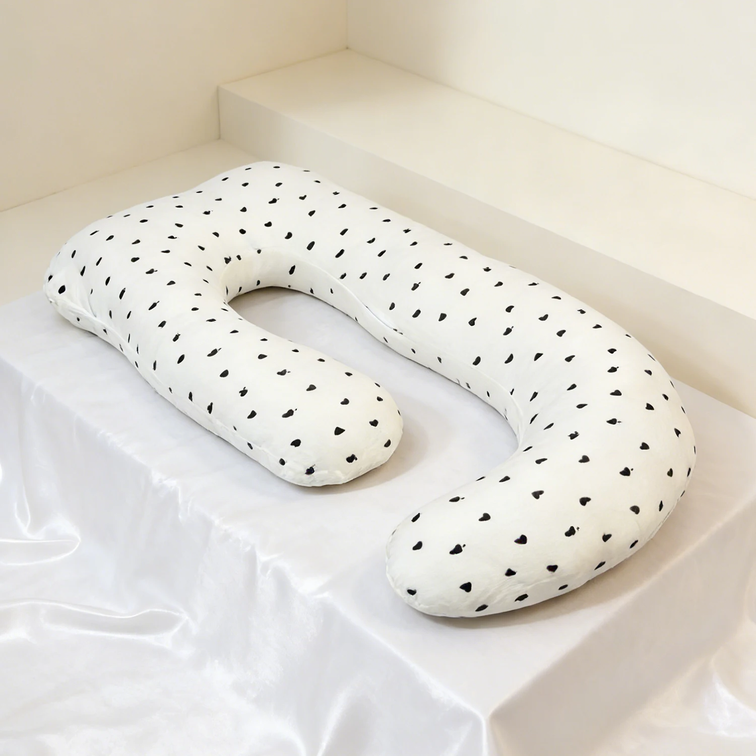 

Подушка для всего тела J-образной формы, подушка для беременных с поддержкой тела, подушка для сна на боку для беременных женщин, многофункциональная подушка для ленивого отдыха на диване