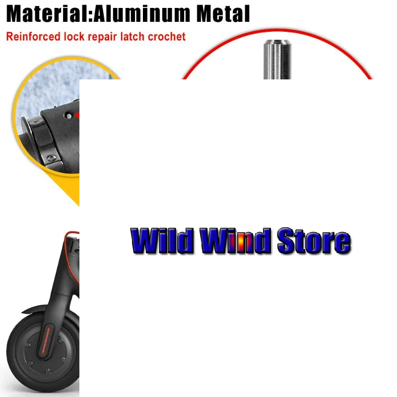 

1/3/5Pcs For Xiaomi M365 Pro Pro2 1S Electric Scooter Accessories Folding Buckle Bolt Reinforced Lock Buckle Hooks Pin