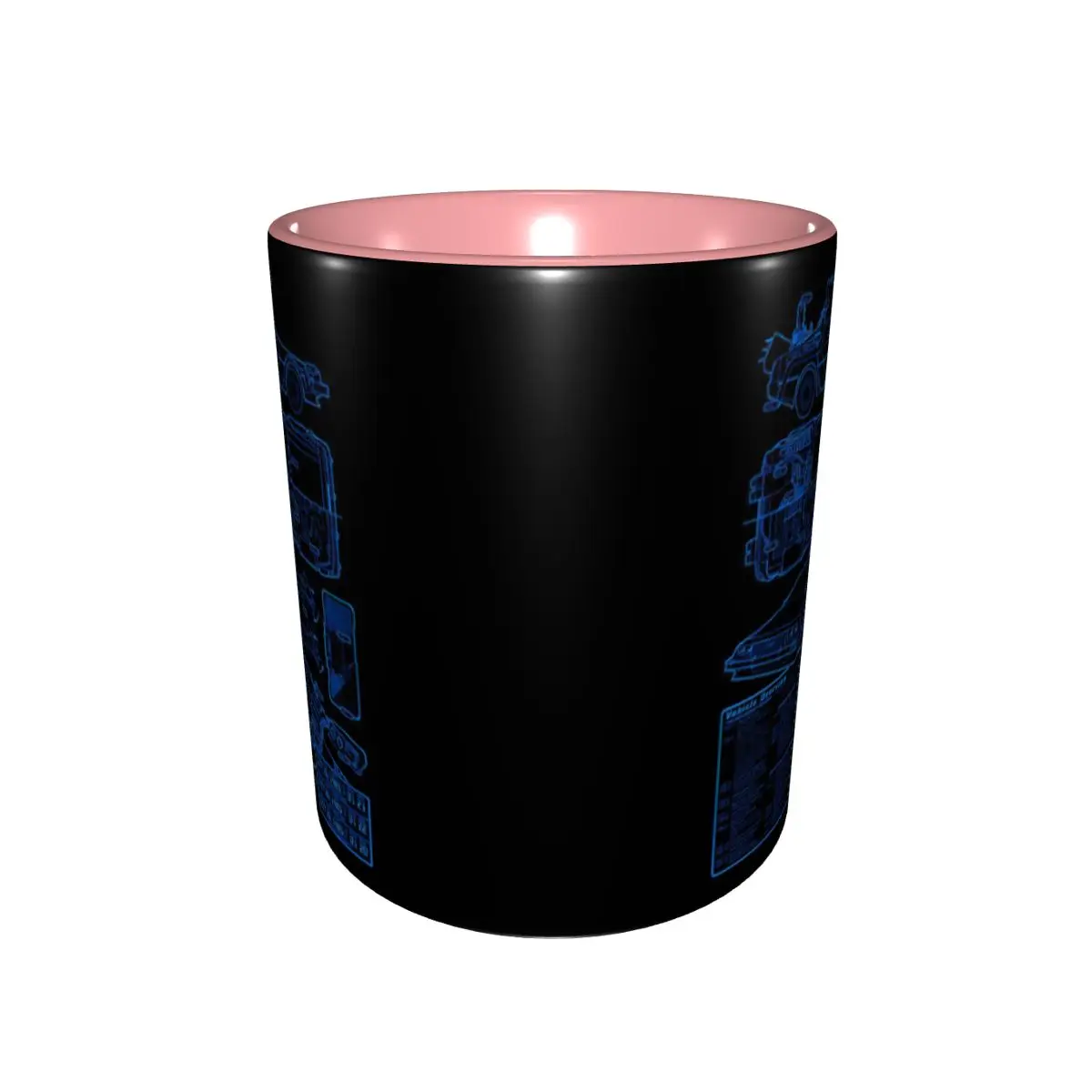 DeLorean Time Machine Back To The Future Mug Funny Ceramic Coffee Cups Tea Mugs Milk Cup Drinkware Gift for Friends DIY Custom