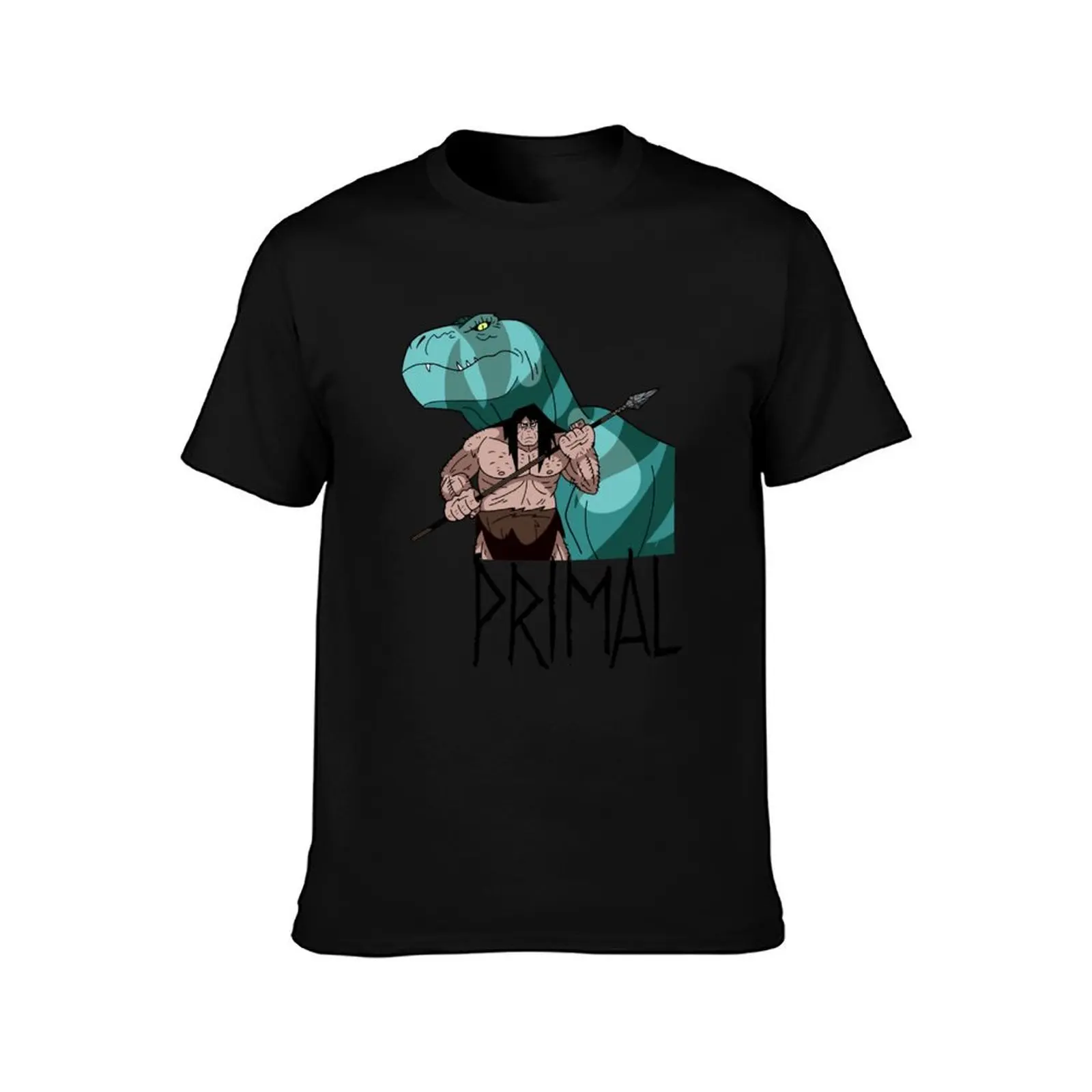 Genndy Tartakovsky's Primal T-Shirt Summer Casual Cotton Tee Oversized Streetwear Tops Vintage Graphic Print 100% Cotton