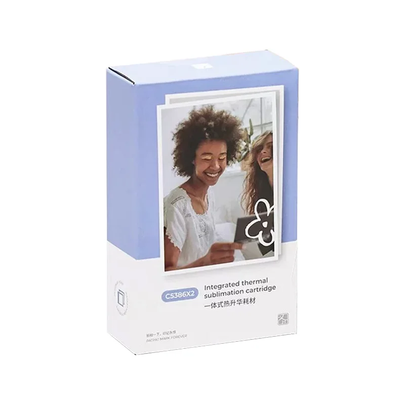 100% Oryginalny wkład do drukarki termosublimacyjnej HPRT Z3 / CP2100, papier fotograficzny 3 cale, zestaw do napełniania drukarki natychmiastowej, folia kolorowa laminowana. — zdjęcie produktu 6