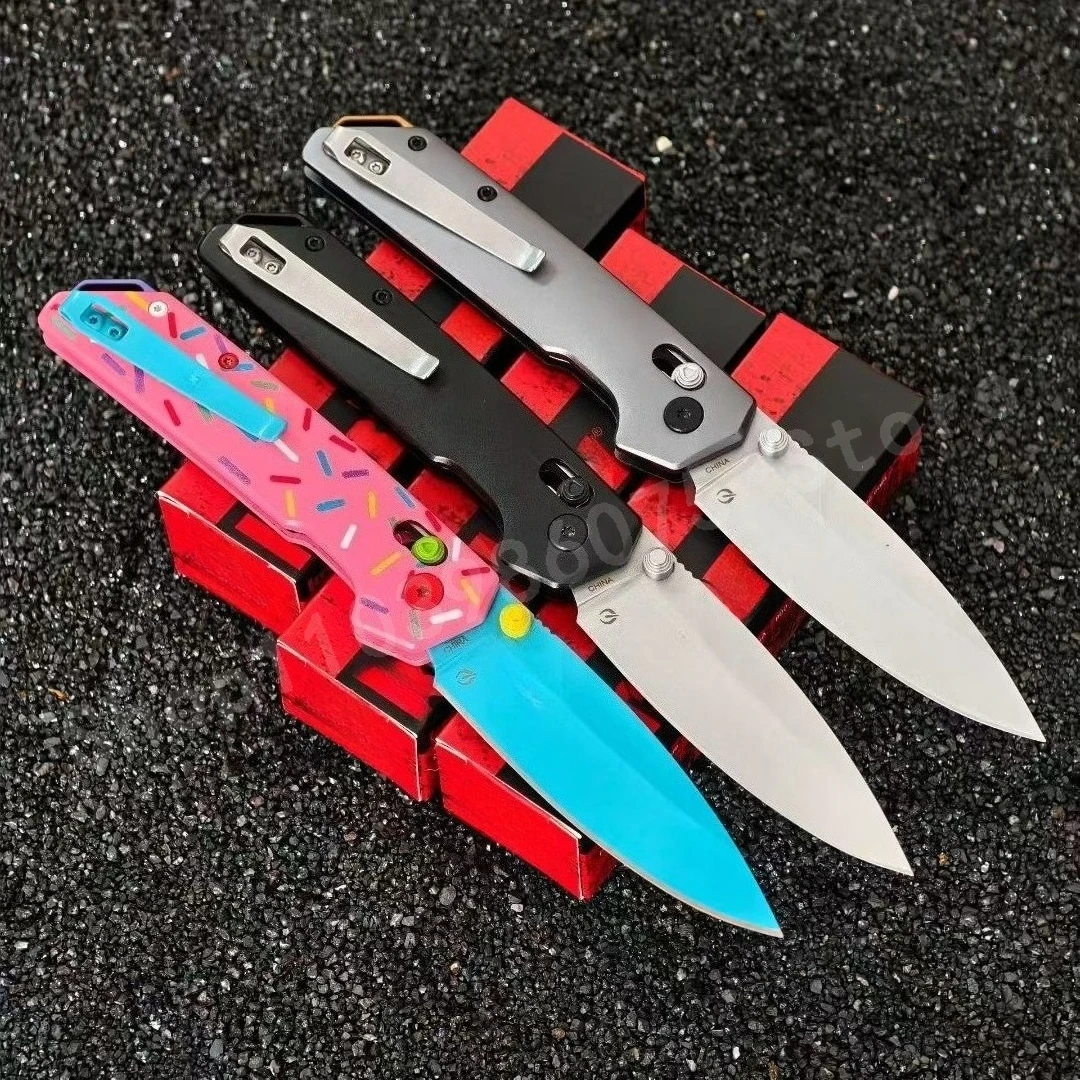 KS 2038 سكين جيب محمول مع 440c شفرة ألياف النايلون مقبض صلابة عالية وسكين حاد للتخييم في الهواء الطلق قابل للطي