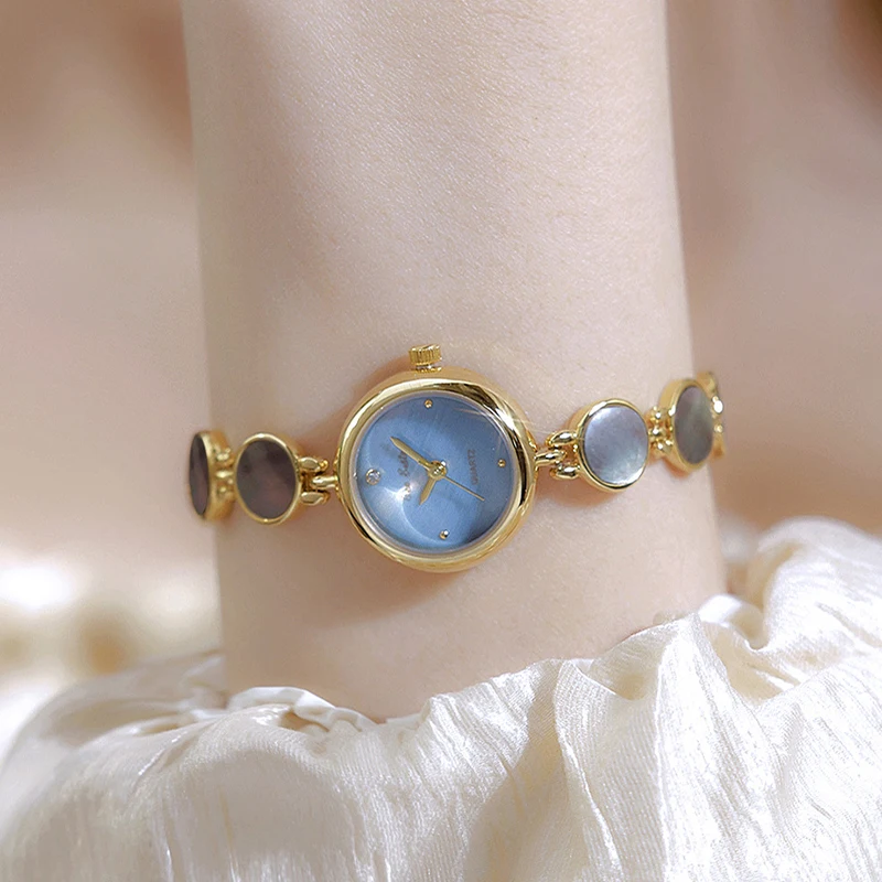 

Женские часы, женские наручные часы-браслет для лучших люксовых брендов, водонепроницаемые ретро-усовершенствованные часы с цепочкой, подарочные женские часы