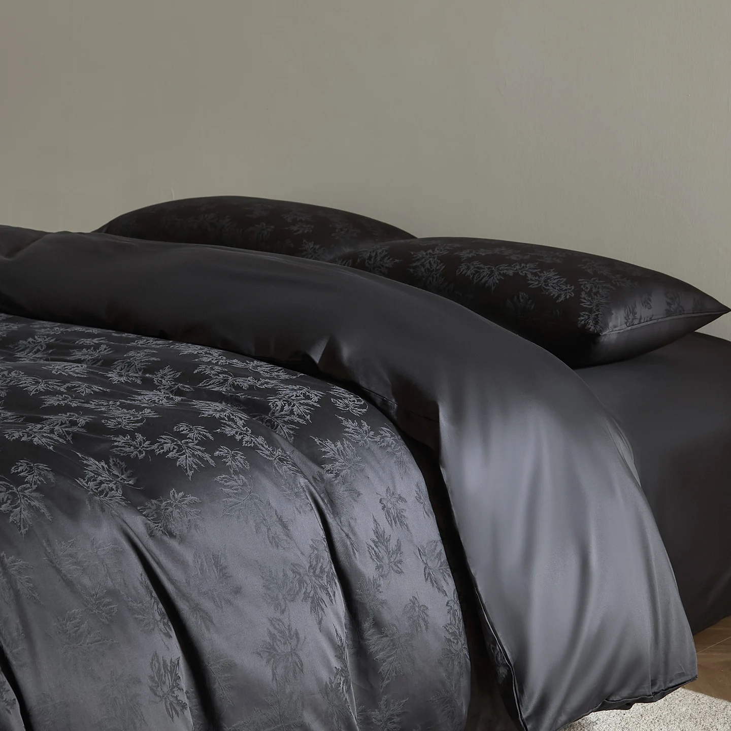 Long Staple Cotton Gongsatin Jacquard Bedding Set Single Double Queen Size Duvet Cover Bedsheet Pillowcase Luxury Quilt Cover