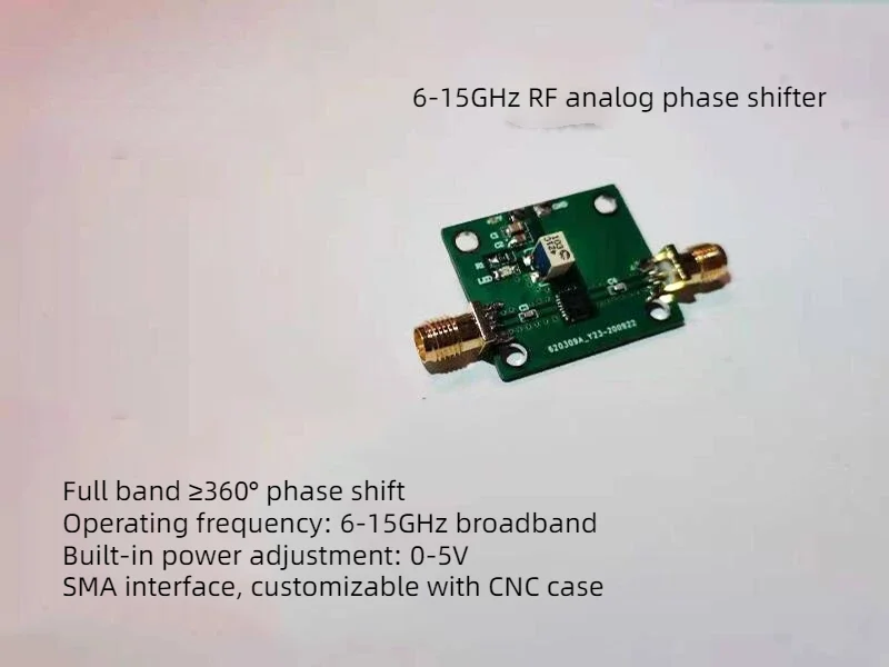 

X-Band Phase Shifter 6-15G Analog Adjustable Electronically Modulated Phase Shift RF Broadband