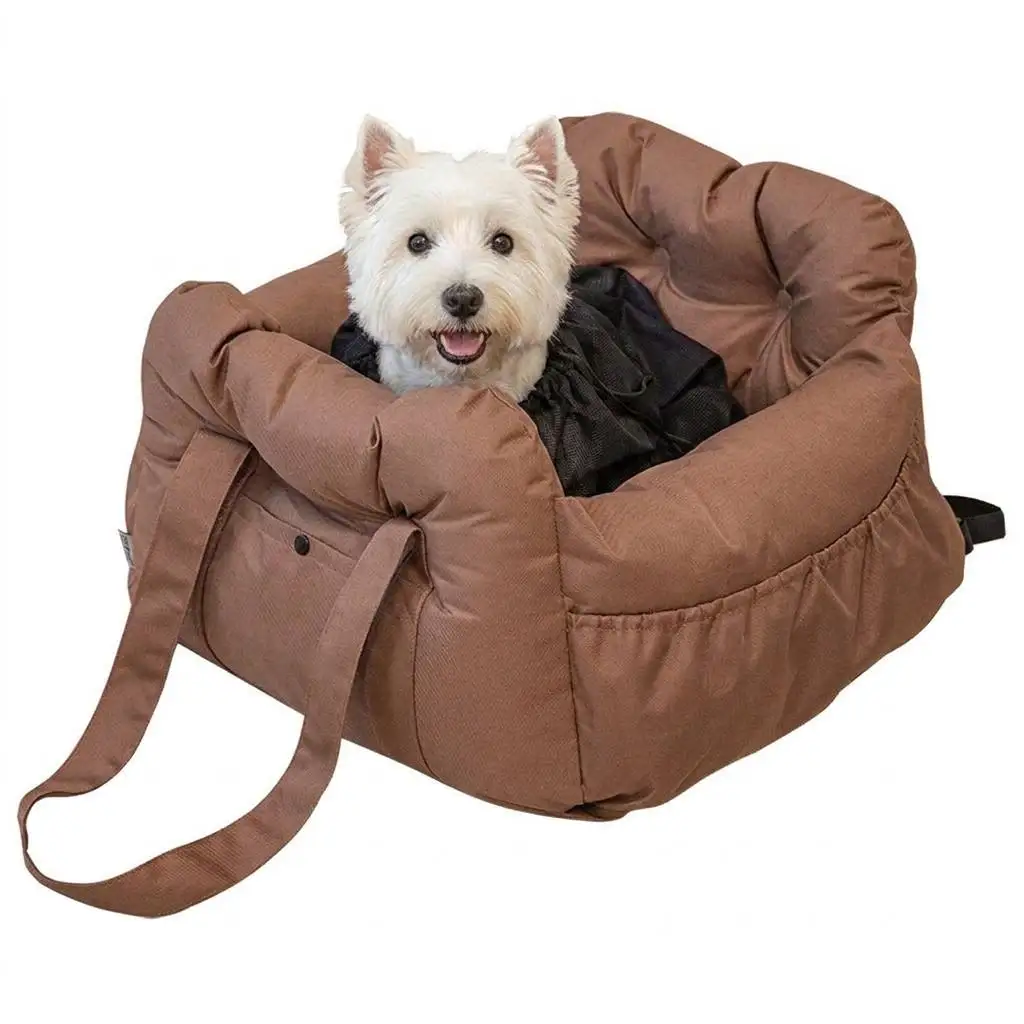 Pet Booster Seat Dog Car Seat Pet Travel Safety Car Seat Dog Bed for Car with Storage Pocket