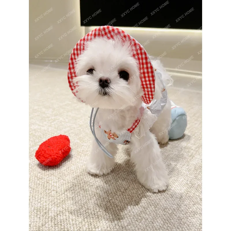 

Pet Clothes Cat Dress Autumn and Winter Small Dog Dog Clothes Cute