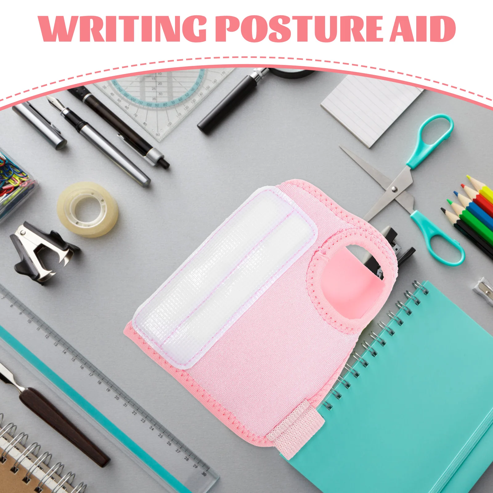 

Ergonomic Writing Posture Aid For Kids Handwriting Correction Tool Wrist Strap Improve Grip Comfortable Muscle Strain Relief