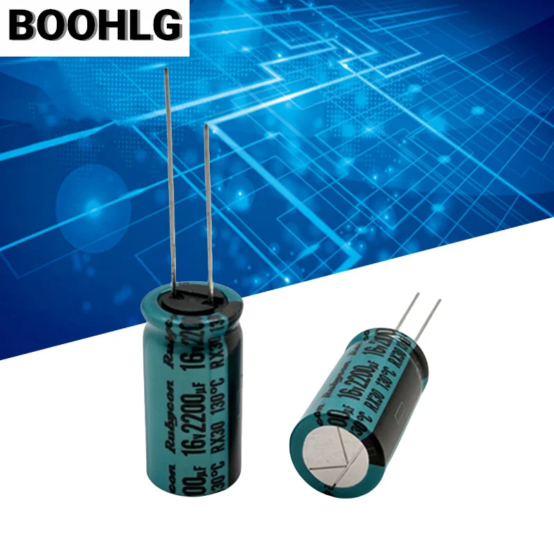 3 PCS 16v 2200 uF capacitor eletrolítico RX30 resistência de alta temperatura 130 graus
