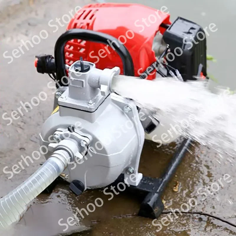 3.8Kw High Power Water Pump Portable Farmland Irrigation Machine Two-Stroke Gasoline Engine Water Pump Drainage Machine