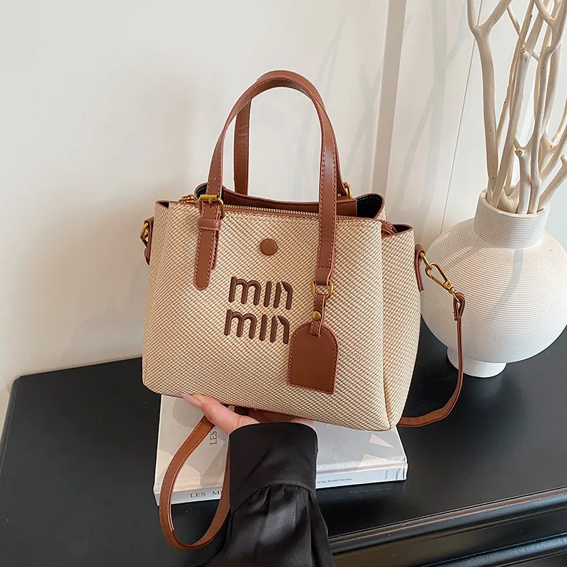 

Модная нишевая сумка через плечо, женская роскошная сумка с верхней ручкой, через плечо «день-ночь», повседневная сумка на ремне, минималистичная кожаная сумка