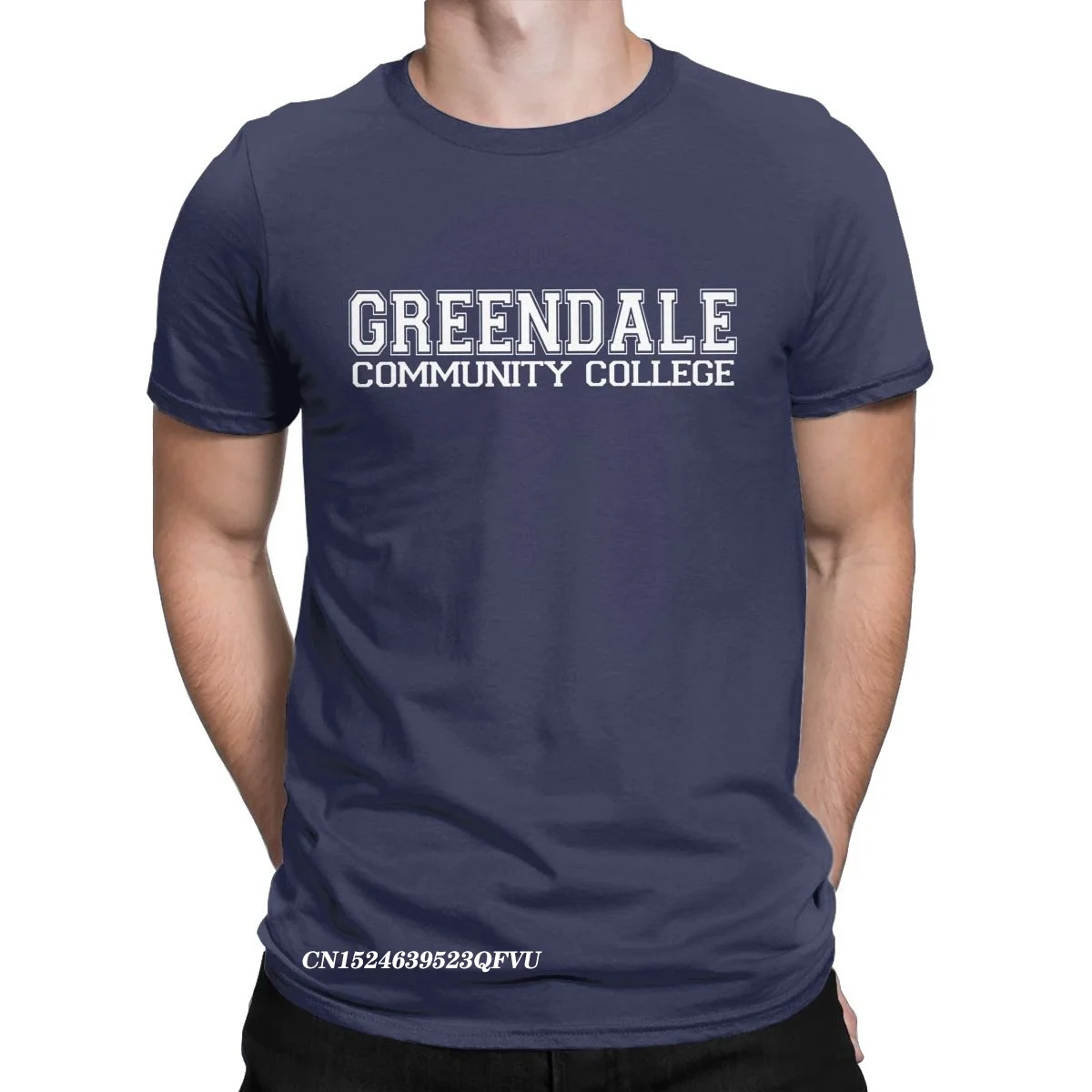 

Greendale College Men Tops T Shirts Community Tv Show Abed Troy Vintage Tee Shirt Crew Neck T-Shirts Premium Cotton Camisas