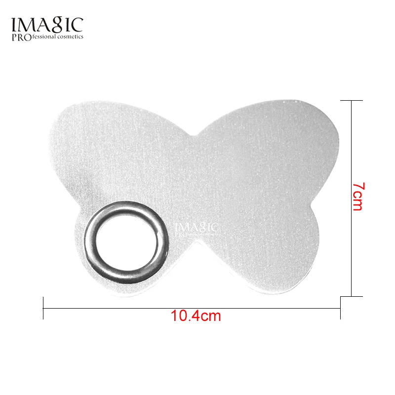 IMAGIC Professional Makeup Palette Tray Mixed Paint Stainless Steel Oil Paint Palette Watercolor Oil Painting Art Makeup Tools