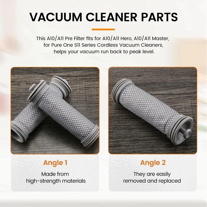 Сменный предварительный фильтр AD-3 для Tineco A10/A11 Hero A10/A11 Master Tineco PURE ONE S11 S12, фильтр для беспроводных пылесосов