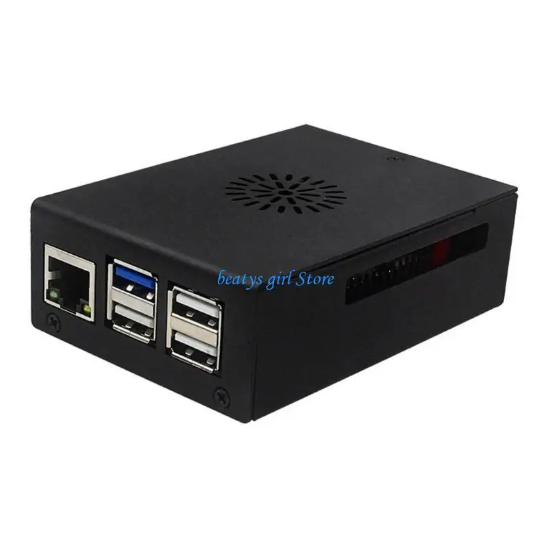 Case alumínio robusta C7AB para 5Pro, garantindo performances estáveis ​​com ventilador