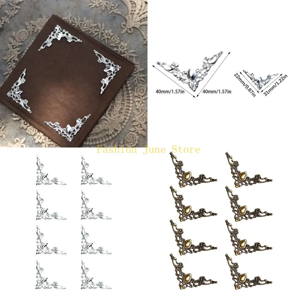 

N5KA Набор из 8 угловых ограждений. Простое применение для книг. Улучшает эстетику.