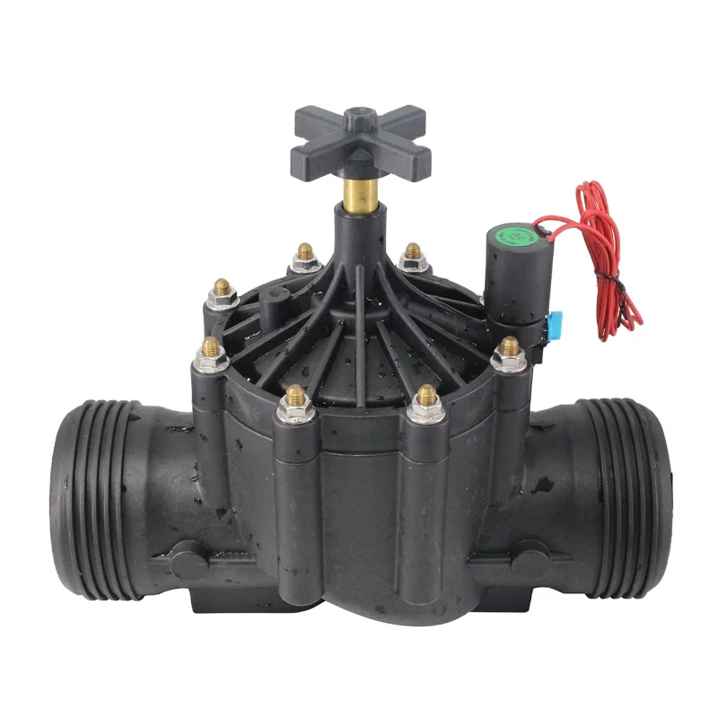 

300PH 3" DN80 Solenoid Valve - Electric Control for Irrigation Watering, AC/DC Latching, BSP Female Thread/Flange