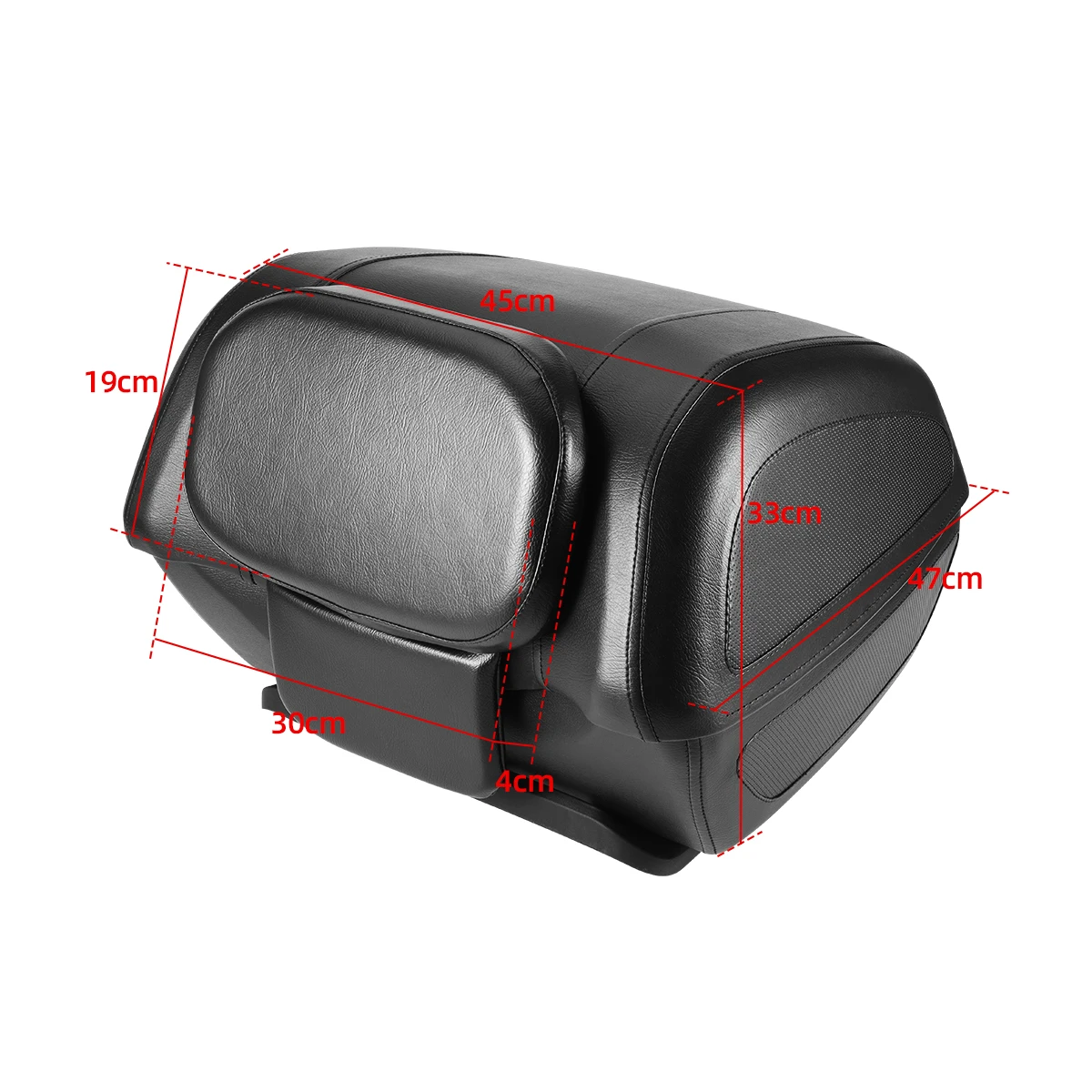 Universal Motorcycle Trunk Top Rear Luggage Tool Tail Box Tail Box Tour Luggage Storage Box For Honda Yamaha Suzuki Harley