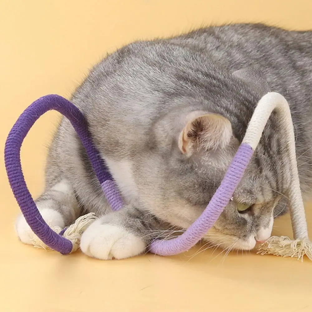 Interactive Molar Cotton Rope Toys for Cat, Teaser Toy, Teeth Cleaning, Dental, Teaser Supplies