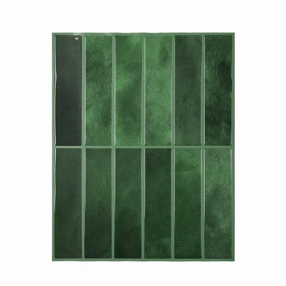 DIY Home Renovation Wall Decal Tiles Thick Wall Decal Cost-effective 2.5mm Thick ABS Material Simple Installation