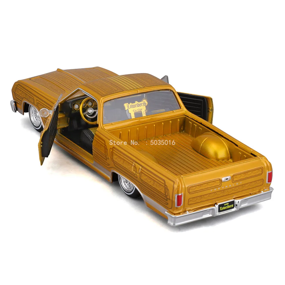 Maisto 1:25 1965 Chevrolet EI Camino Classic car simulation alloy car model crafts decoration collection toy tools gift