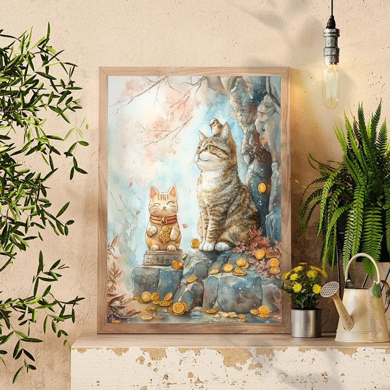 Japon siyah kedi banyo ay şans - Home Decor Japandi incelemesi ve fiyatı