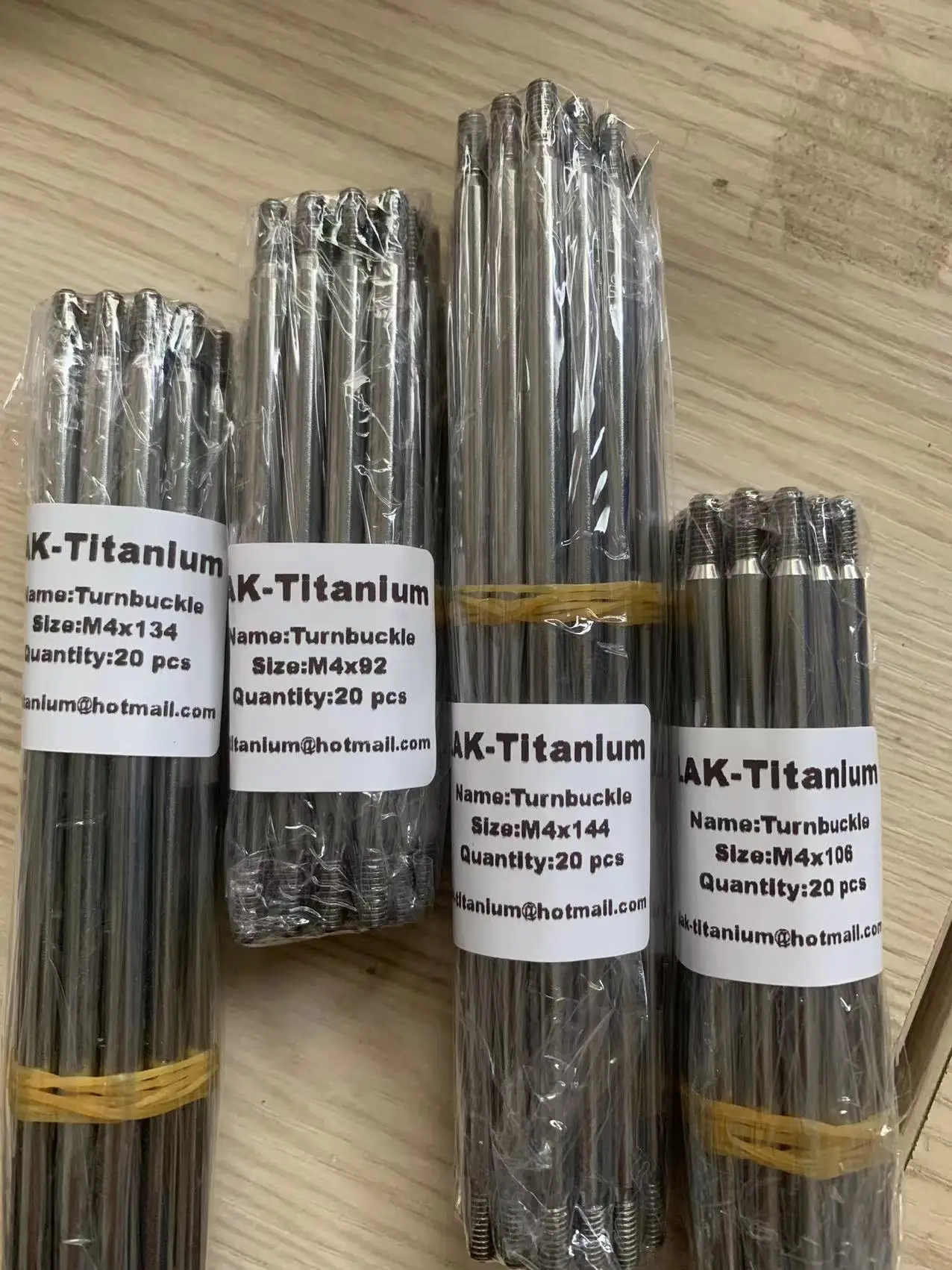 M4x9 RC برغي تيتانيوم/ربط دوار Gr5 Diameter4.0 الطول الإجمالي 50 55 67 70 140