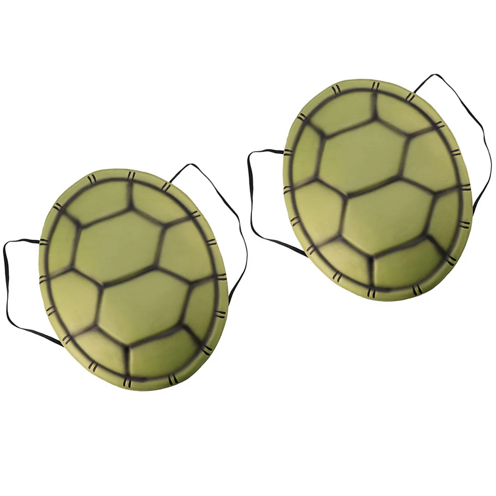 

2pcs EVA Turtle Shell Costume for Kids Halloween Cosplay Party Photo Prop Novelty Backpack Dress Up Game Accessory