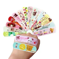 New 100/120Pcs Set Wound Strips Cartoon Patterned Curitas Band Aid for Children Baby Patch Plaster Dressing Adhesive Bandages