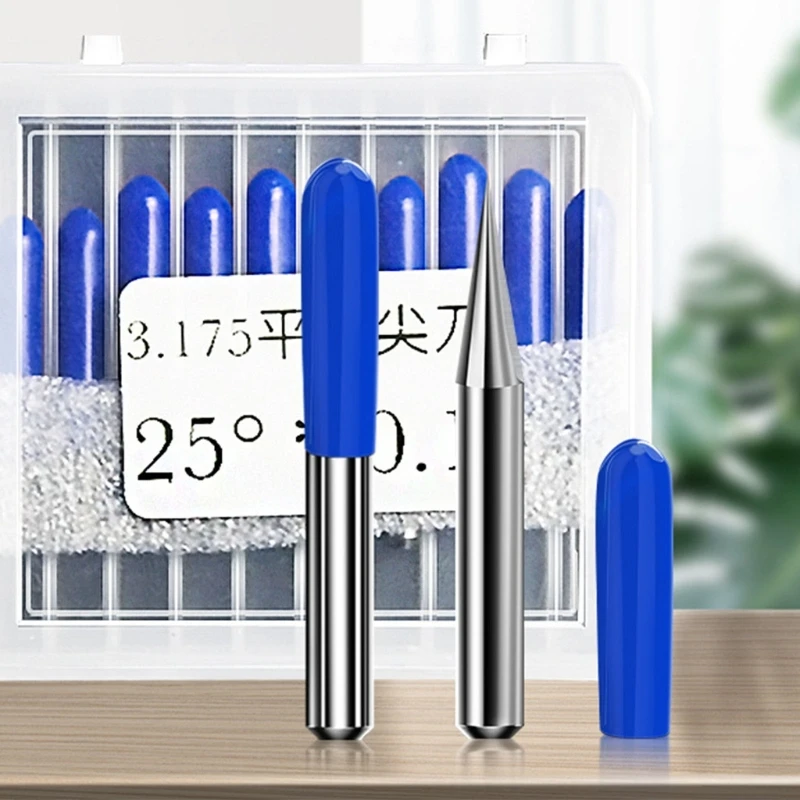 K1KA graveerfrezen Tungsten Steel Cutting Bits voor Advertising Cutting Router